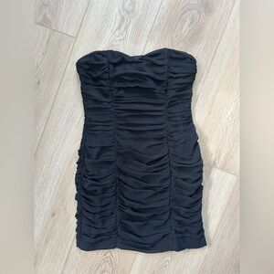 H&M Black Strapless Bodycon Dress for Cocktail